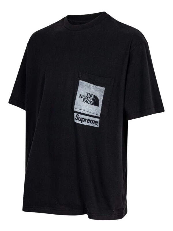 Supreme  x TNF printed pocket "Black" T-shirt - Image 2