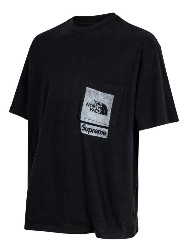 Supreme  x TNF printed pocket "Black" T-shirt - Image 2