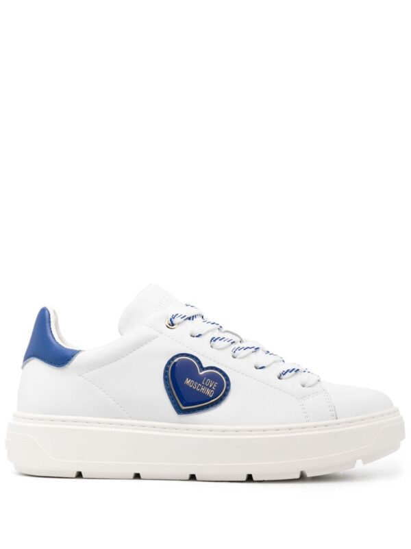 Love Moschino logo-patch low-top sneakers