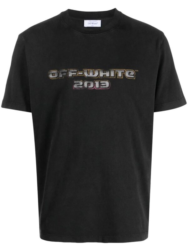 Off-White  logo-print cotton T-shirt