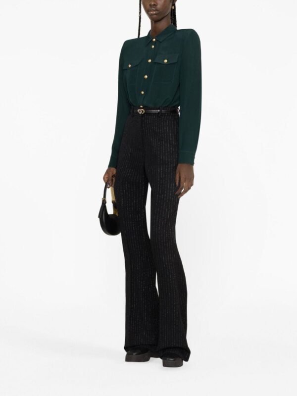 Balmain padded shoulders silk blouse - Image 2