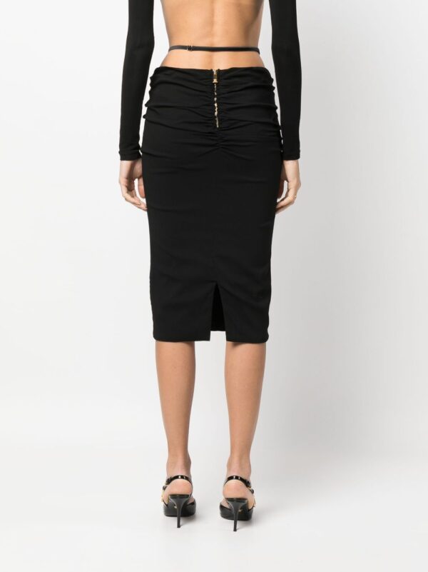 Versace  Medusa georgette midi skirt - Image 4