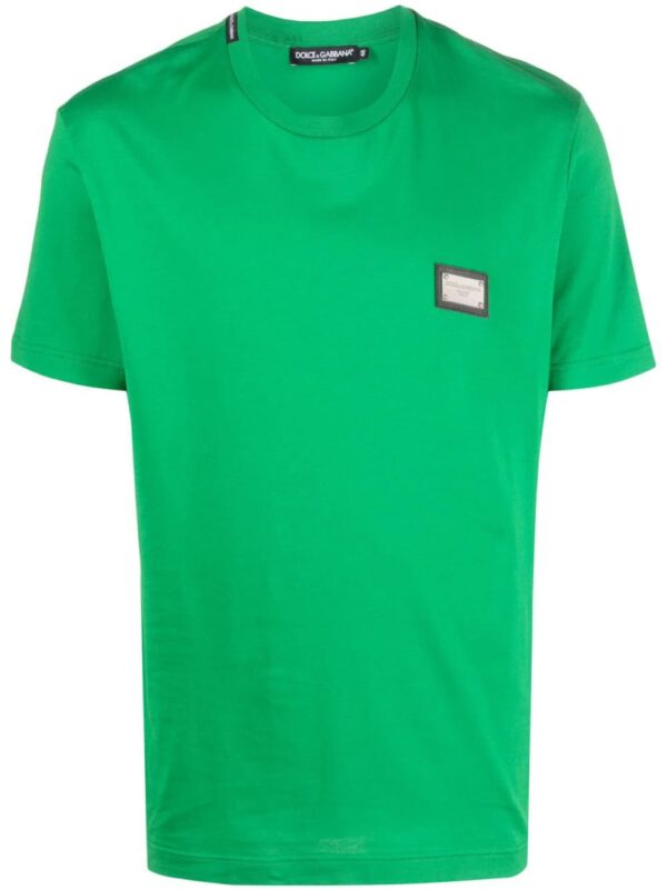 Dolce & Gabbana  logo-plaque cotton T-shirt