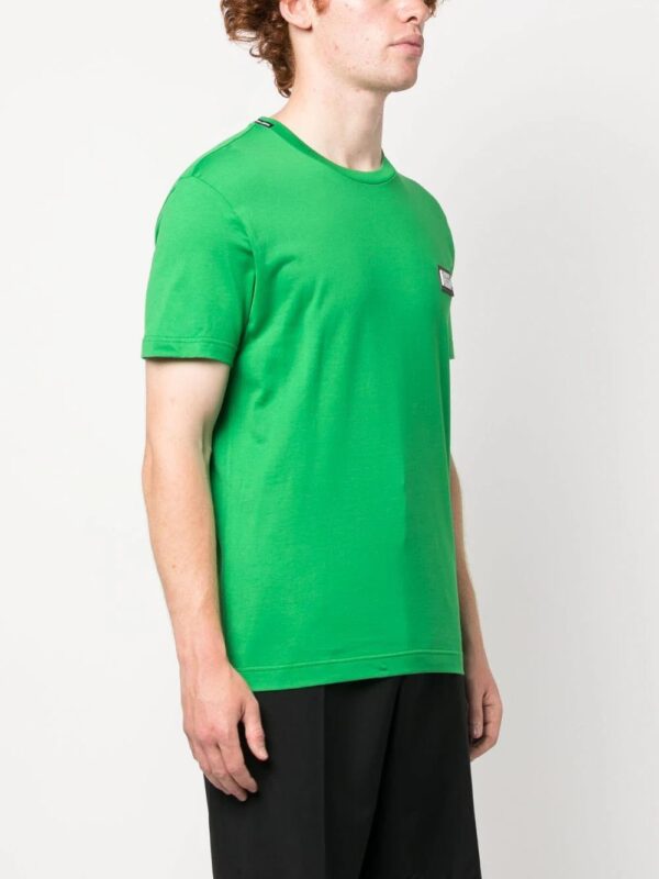 Dolce & Gabbana  logo-plaque cotton T-shirt - Image 3