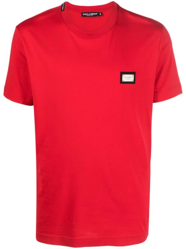 Dolce & Gabbana  logo-plaque cotton T-shirt