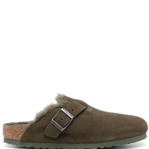 Birkenstock Boston VL suede slides