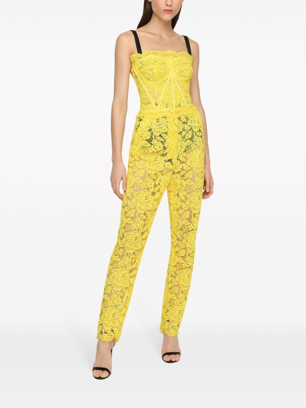 Dolce & Gabbana chantilly-lace strapless top - Image 2