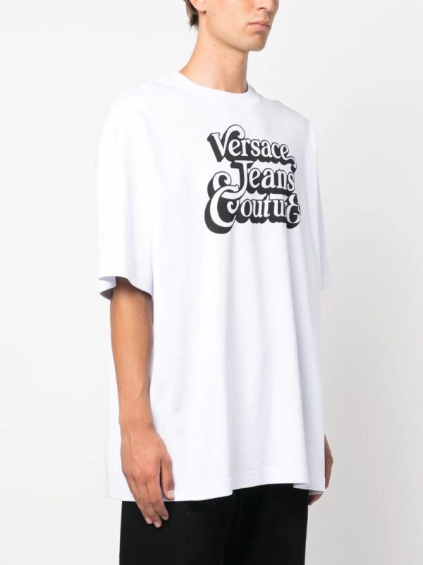 Versace Jeans Couture  logo-print cotton T-shirt - Image 3