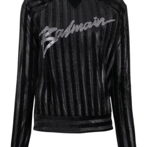 Balmain logo-embellished sweatshirt
