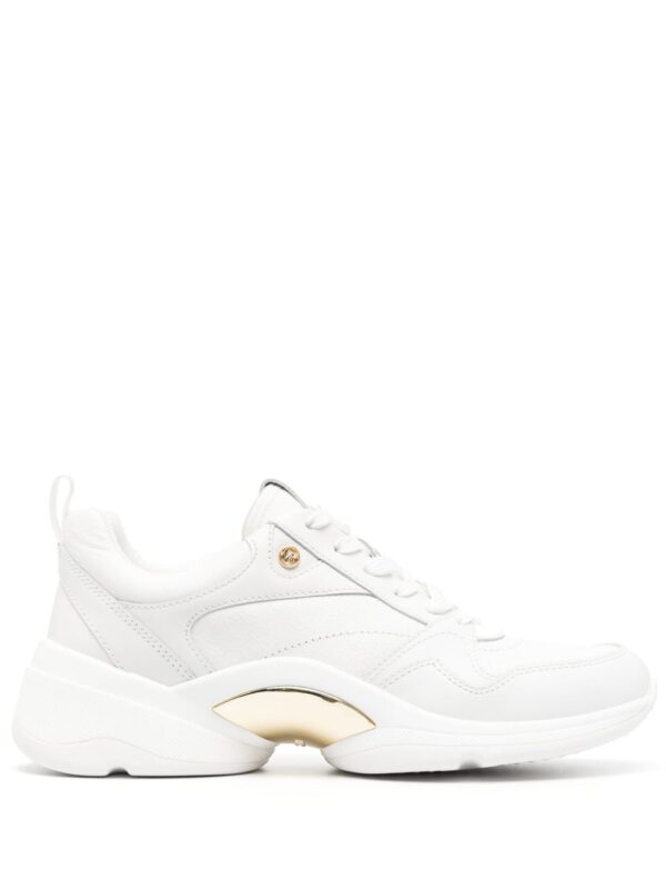 Michael Michael Kors logo-plaque lace-up sneakers