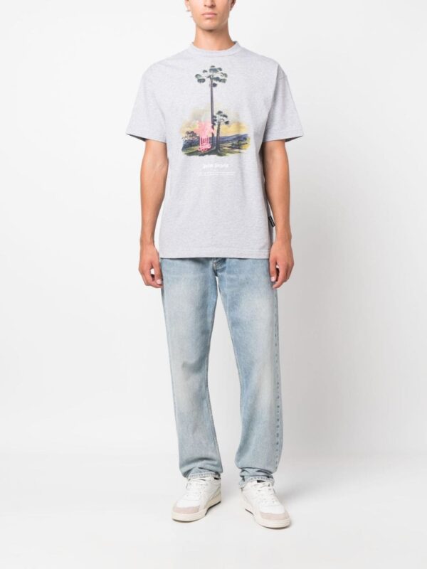 Palm Angels  graphic-print cotton T-shirt - Image 2