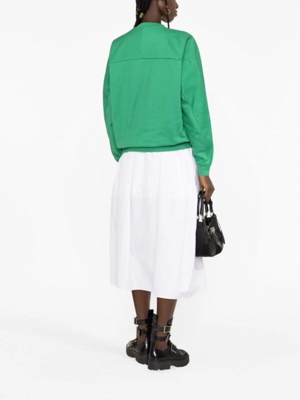 Alexander McQueen  skull-print stretch-cotton sweatshirt - Image 3