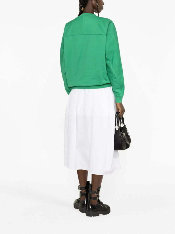 Alexander McQueen  skull-print stretch-cotton sweatshirt - Image 3