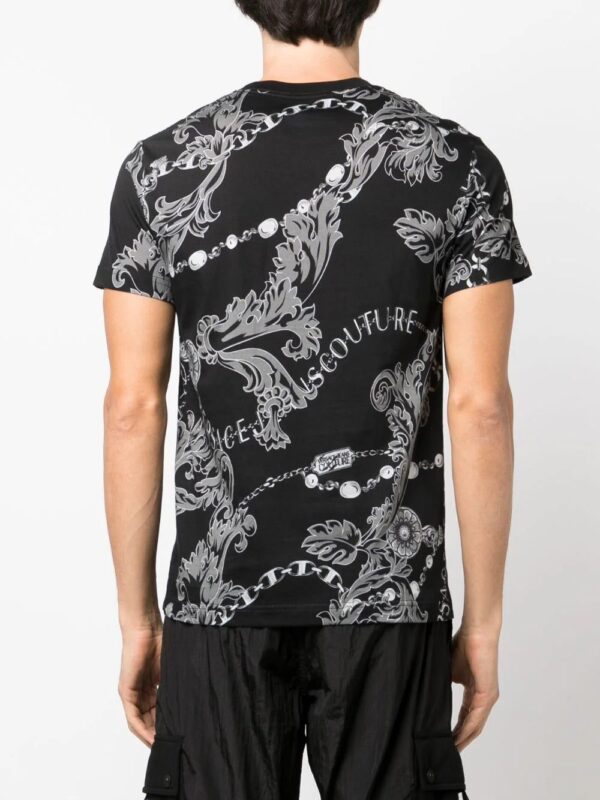 Versace Jeans Couture  Couture Chain-print T-shirt - Image 4