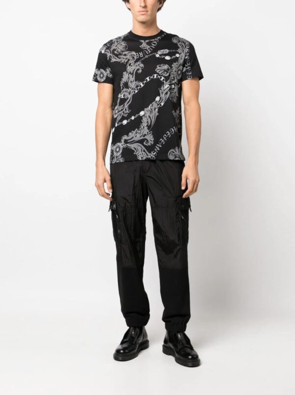 Versace Jeans Couture  Couture Chain-print T-shirt - Image 2