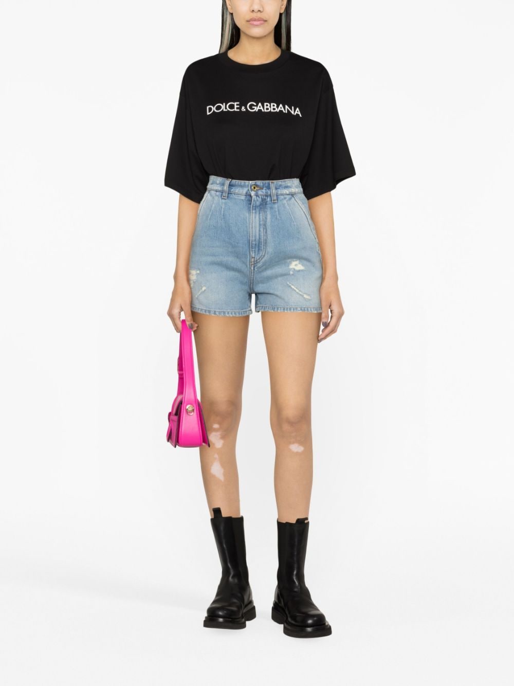 Dolce & Gabbana logo-print cotton T-shirt - Image 2