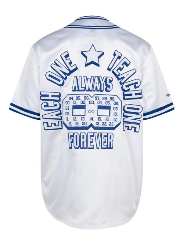 Supreme  Mitchell & Ness satin baseball jersey T-shirt - Image 2