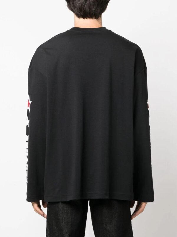 Versace Jeans Couture  logo-print long-sleeve top - Image 4
