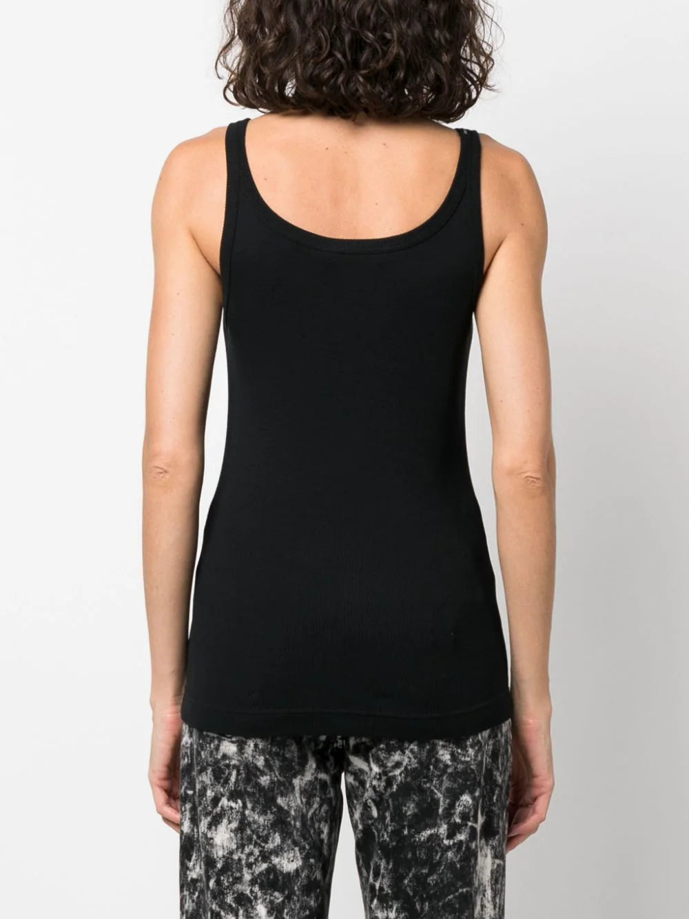 Dolce & Gabbana logo-patch ribbed tank top - Image 4
