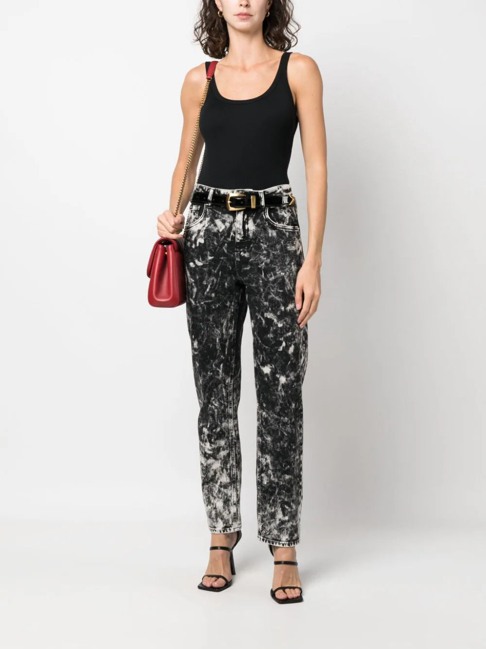 Dolce & Gabbana logo-patch ribbed tank top - Image 2