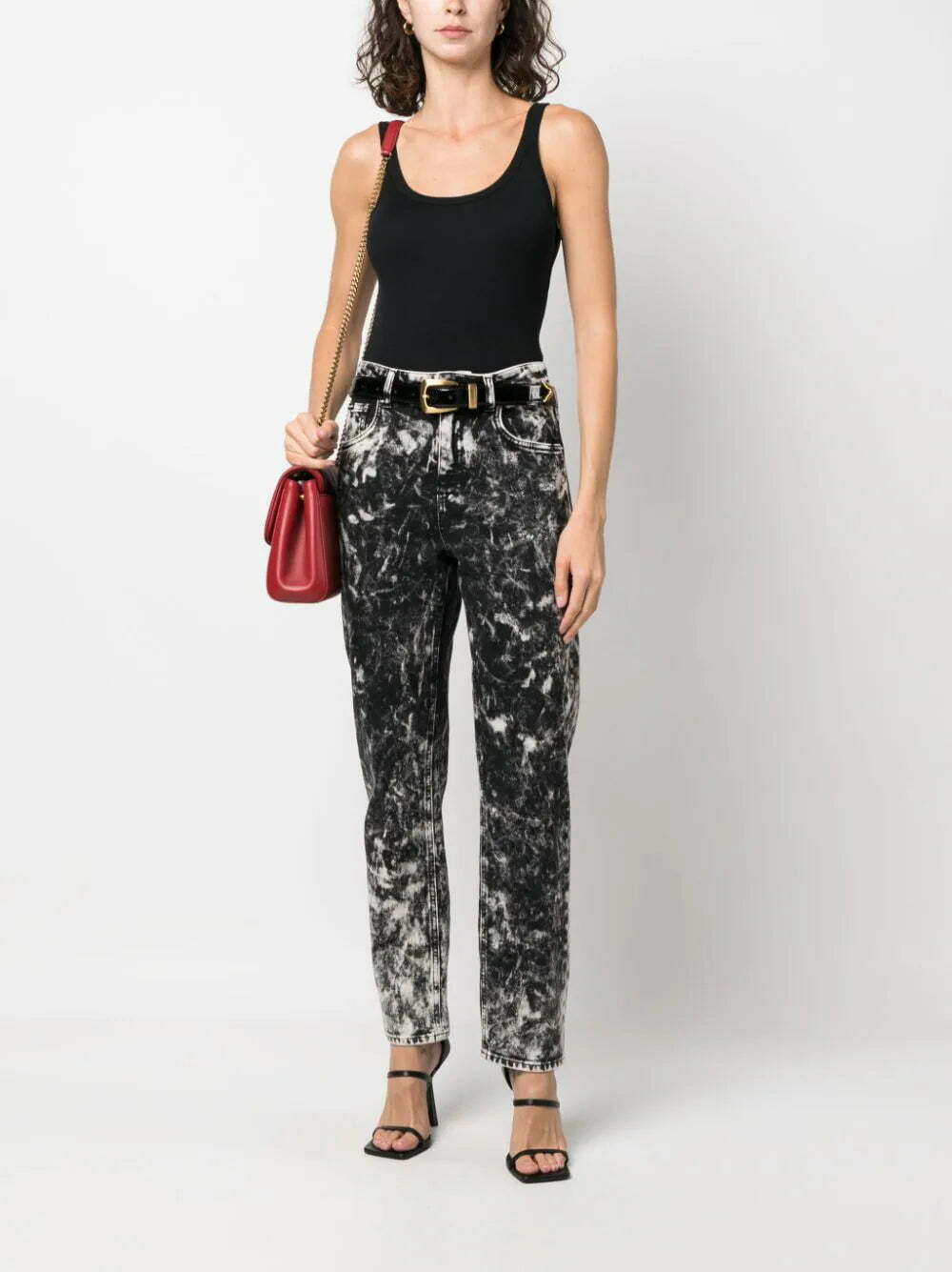 Dolce & Gabbana logo-patch ribbed tank top - Image 4