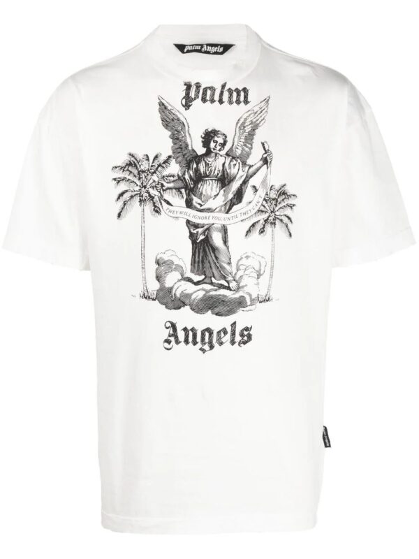 Palm Angels  slogan-print cotton T-shirt