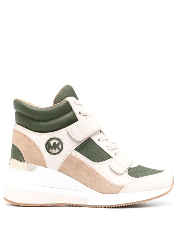 Michael Michael Kors Gentry high-top leather wedge sneakers