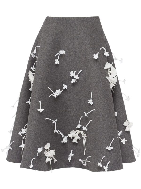 Prada  high-waisted A-line skirt
