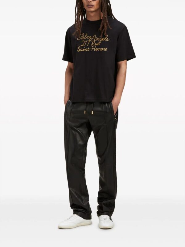 Palm Angels  logo-embroidered cotton T-shirt - Image 2