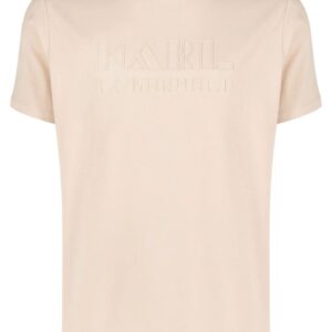 Karl Lagerfeld  logo-print cotton-blend T-shirt