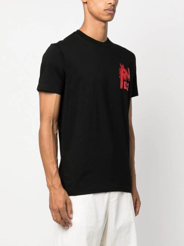Dsquared2  slogan-print cotton T-shirt - Image 4