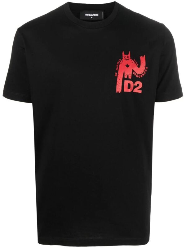 Dsquared2  slogan-print cotton T-shirt