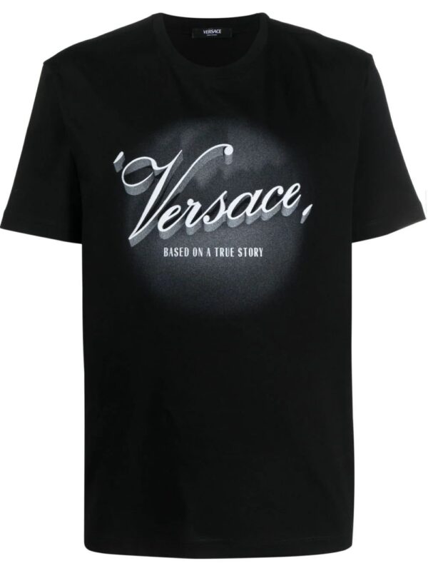 Versace  logo-print cotton T-shirt