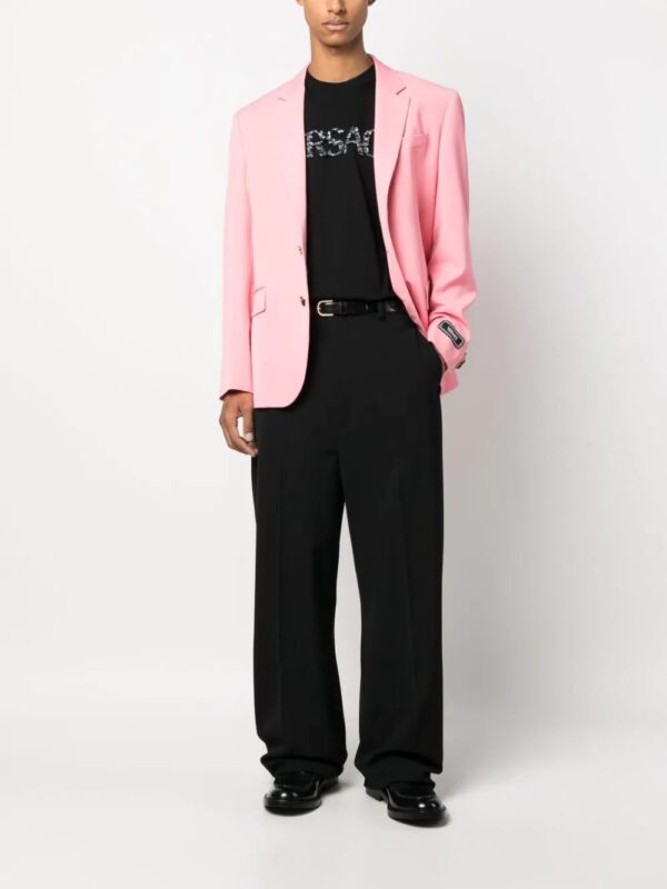 Versace  logo-appliqué cotton T-shirt - Image 2