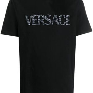 Versace  logo-appliqué cotton T-shirt