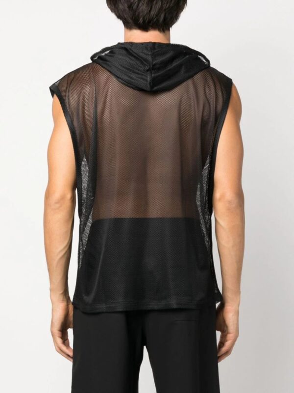 Balmain  logo-print sleeveless top - Image 4