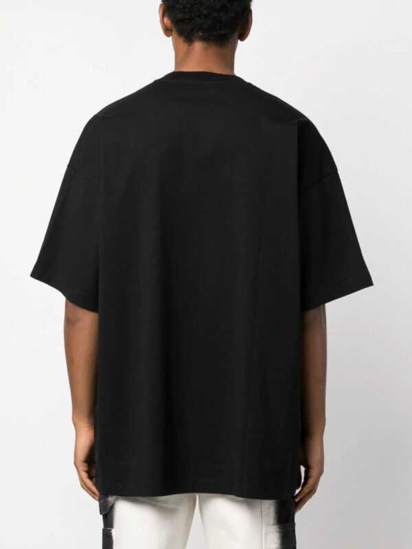 Off-White  blurred logo-print cotton T-shirt - Image 4