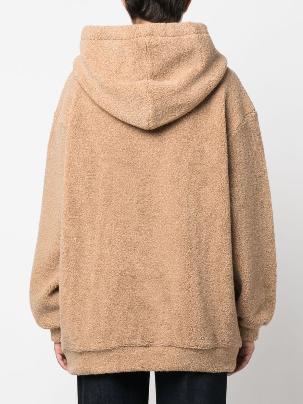 Dolce & Gabbana logo-appliqué fleece-knit jumper - Image 4