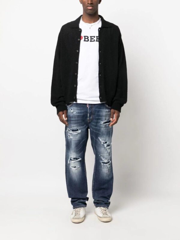 Dsquared2  slogan-print cotton T-shirt - Image 2