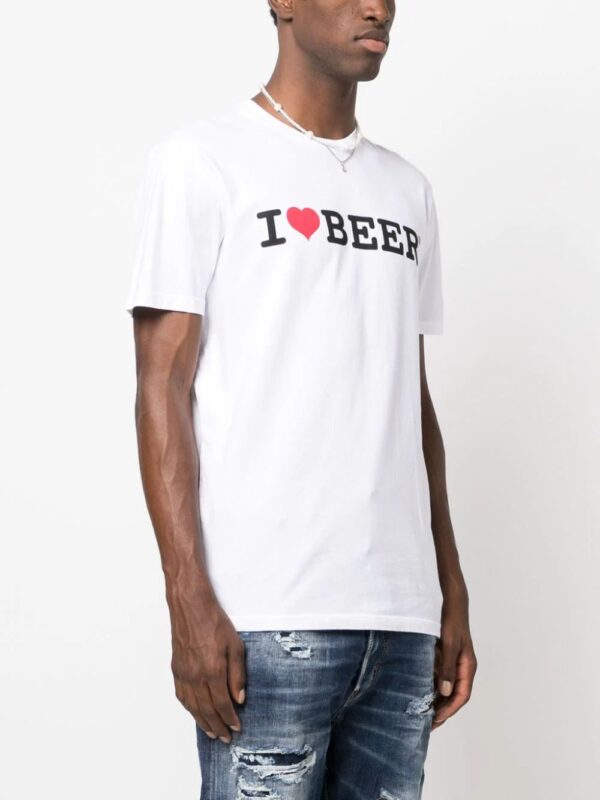 Dsquared2  slogan-print cotton T-shirt - Image 3