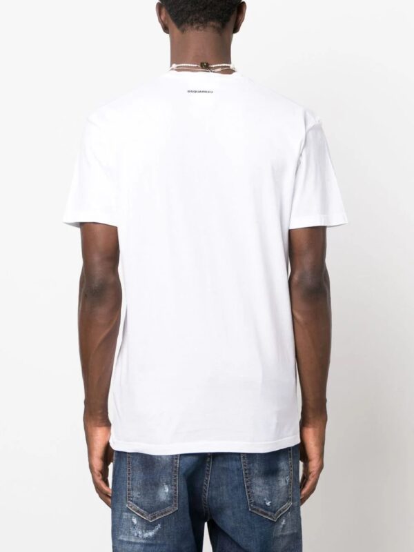 Dsquared2  slogan-print cotton T-shirt - Image 4
