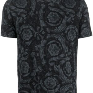 Versace  baroque-print cotton T-shirt