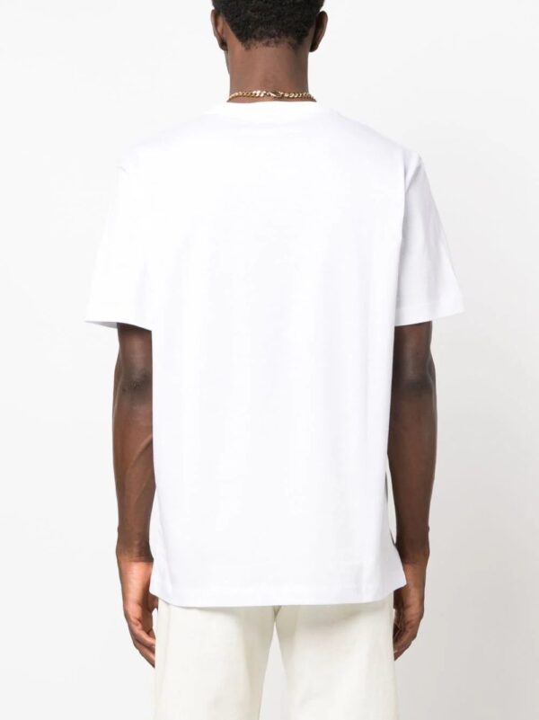 Versace  logo-embroidered cotton T-shirt - Image 4