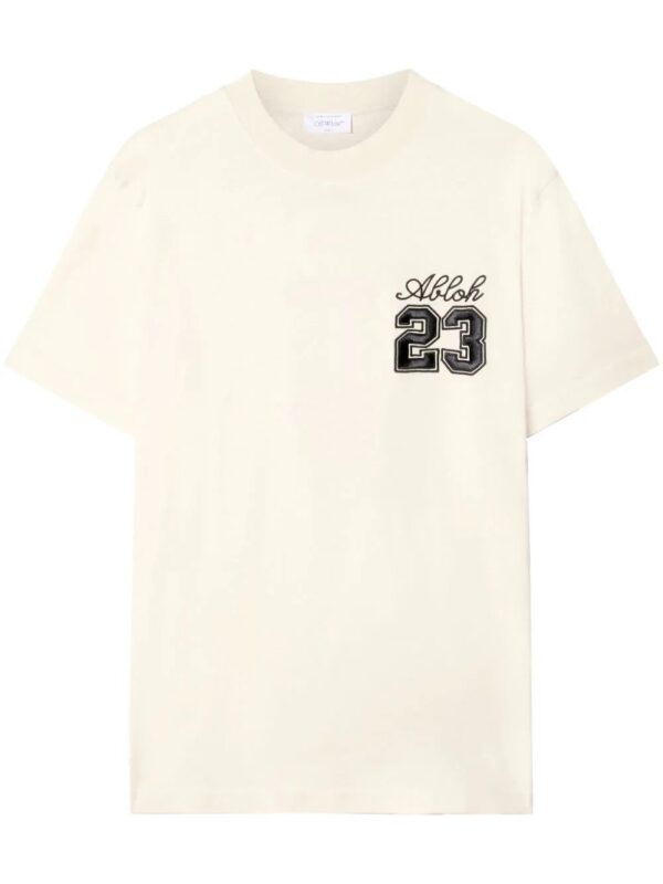 Off-White  23 Skate logo-embroidered T-shirt