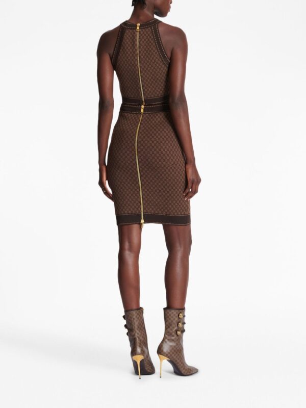 Balmain  monogram-jacquard skirt - Image 4