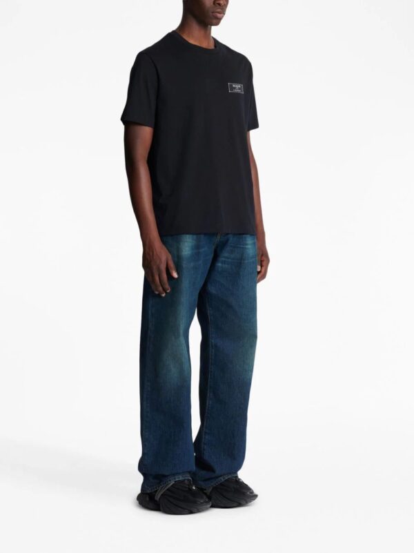Balmain  logo-patch cotton T-shirt - Image 3