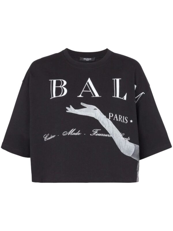 Balmain  Jolie- Madame print T-shirt