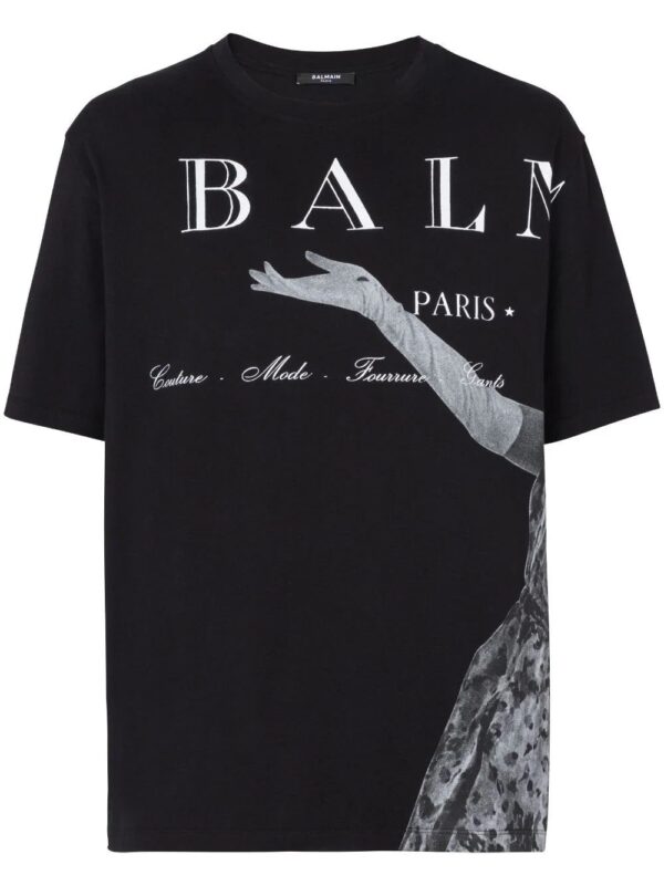 Balmain  Madame Jolie graphic-print T-shirt