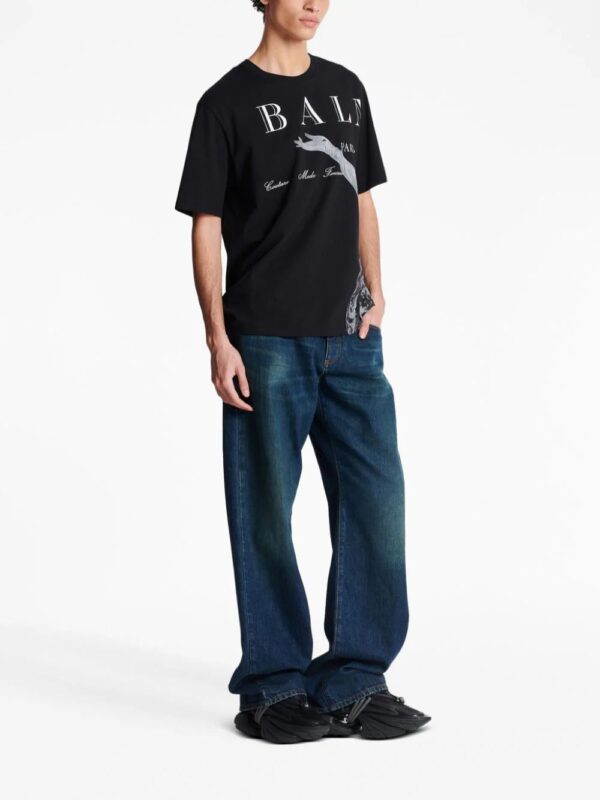Balmain  Madame Jolie graphic-print T-shirt - Image 3