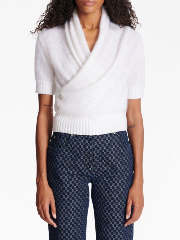 Balmain wrap mohair jumper - Image 5